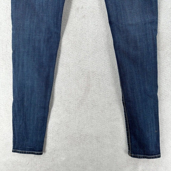 Cult of Individuality Womens 26X31 Jeans Zen Mid Rise Blue Skinny Distressed - Picture 8 of 15